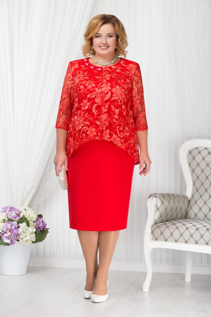 Платья мира фэшн 4751 для полных женщин