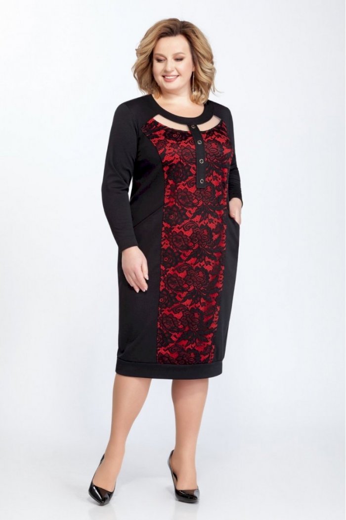 Платье Нинель Шик изумруд 5753