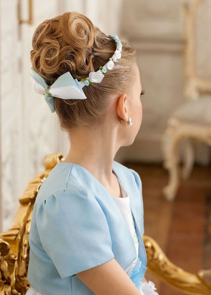 Прически для девочек на выпускной