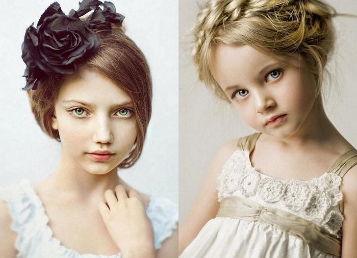 Торжественные прически для девочек