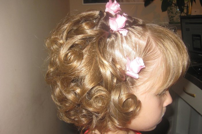 Прическа ребенку на утренник