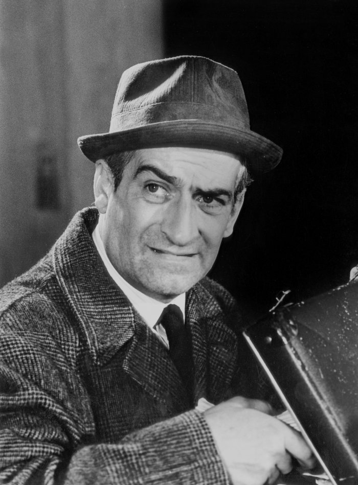 Актер Луи де Фюнес в молодости