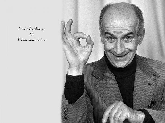 Автограф Луи де Фюнеса