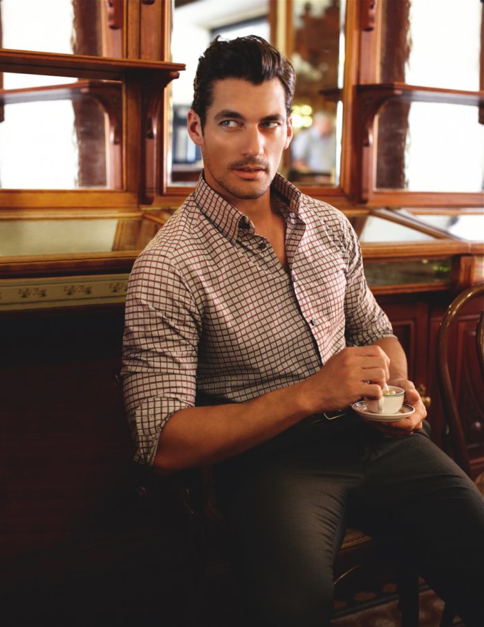 Дэвид Ганди фотомодель