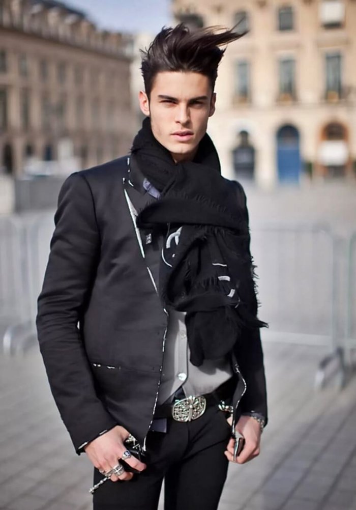 Рокерский стиль одежды для мужчин