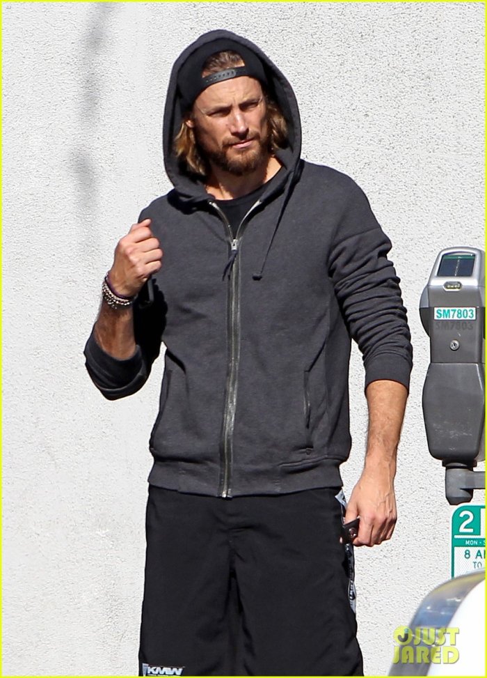 Габриэль Обри с женой