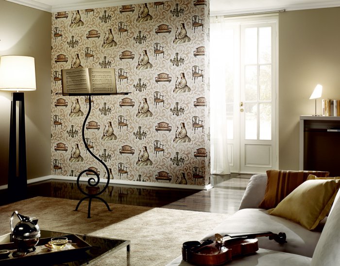 Модные обои для стен