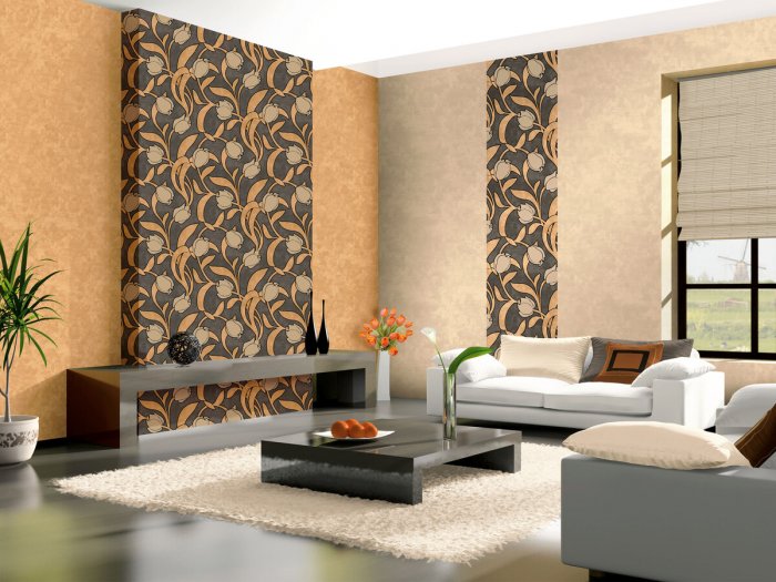 Комбинирование обоев