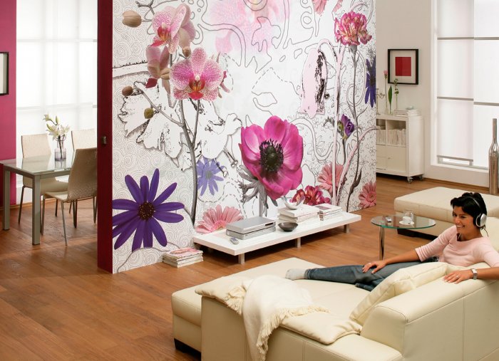 Необычные обои для стен