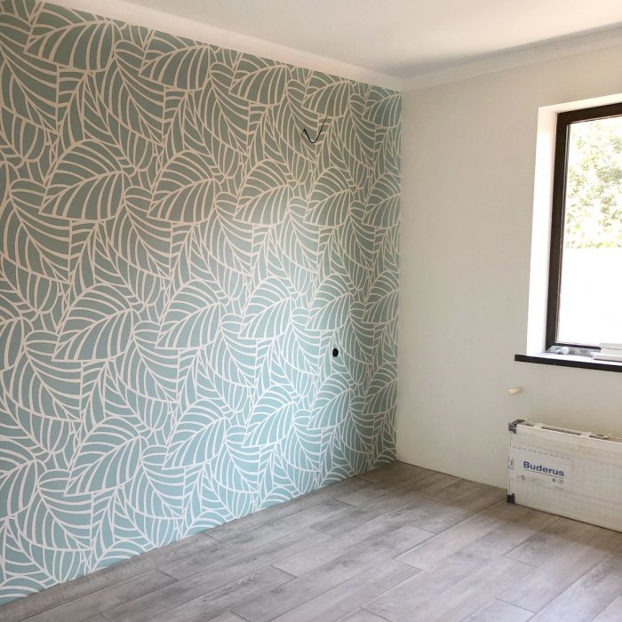 Поклейка обоев