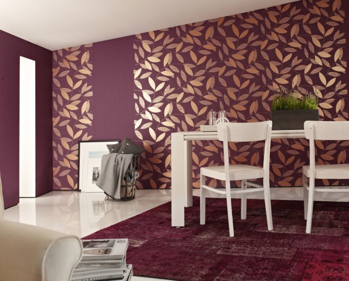 Модные цвета обоев