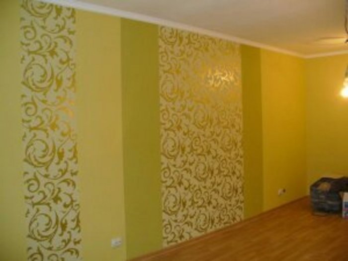 Варианты оклейки обоев
