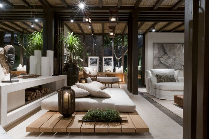 Интерьер гостиной релакс стиль