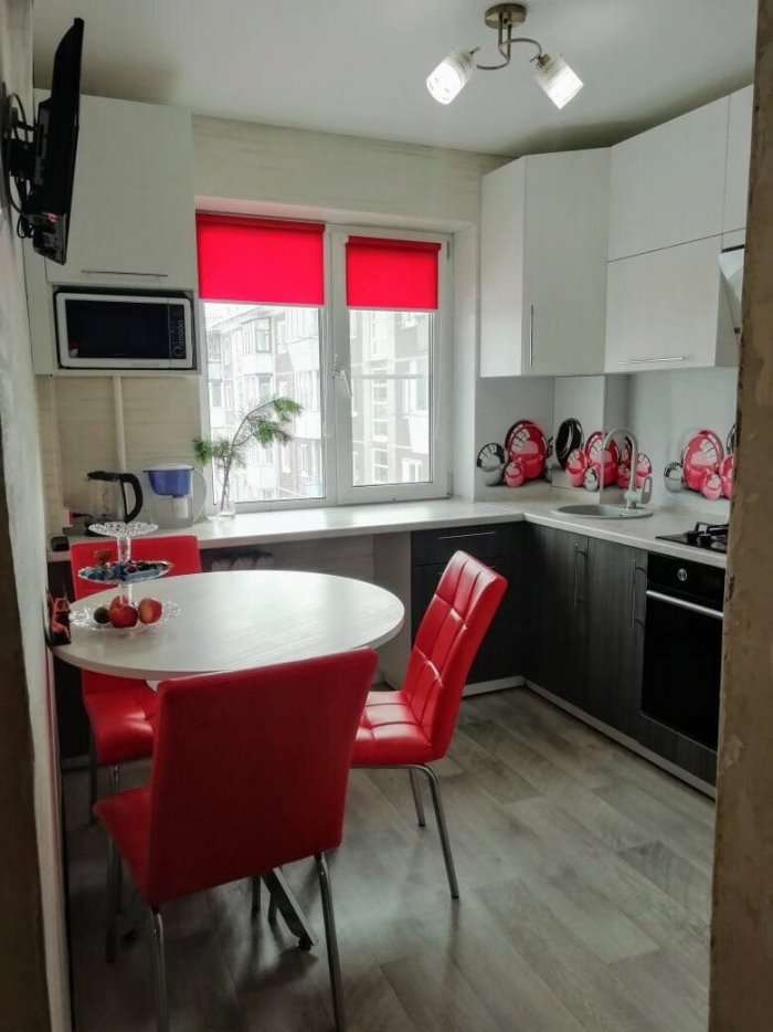 Сочетание цветов в столовой