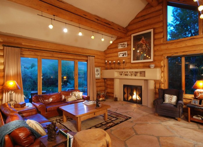 Красивые деревянные интерьеры