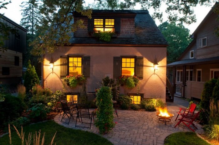 Освещение дачного участка