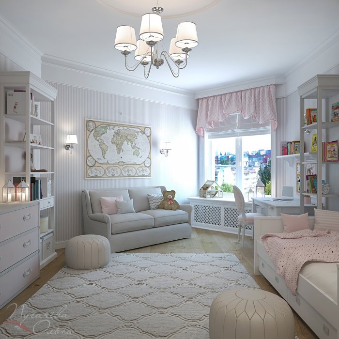 Детская в стиле современная классика