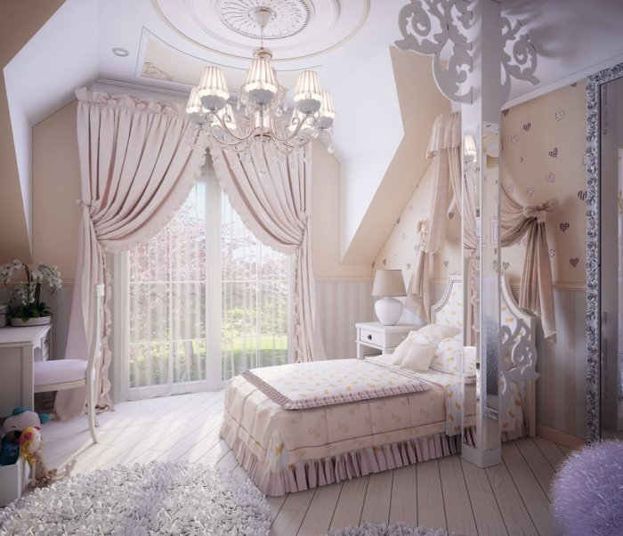 Детская комната в стиле современная классика