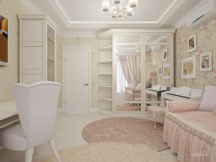 Детская для девочки в стиле Неоклассика