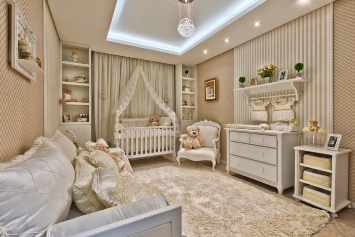 Детская комната в классическом стиле