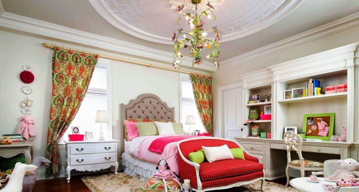 Классическая комната для девочки
