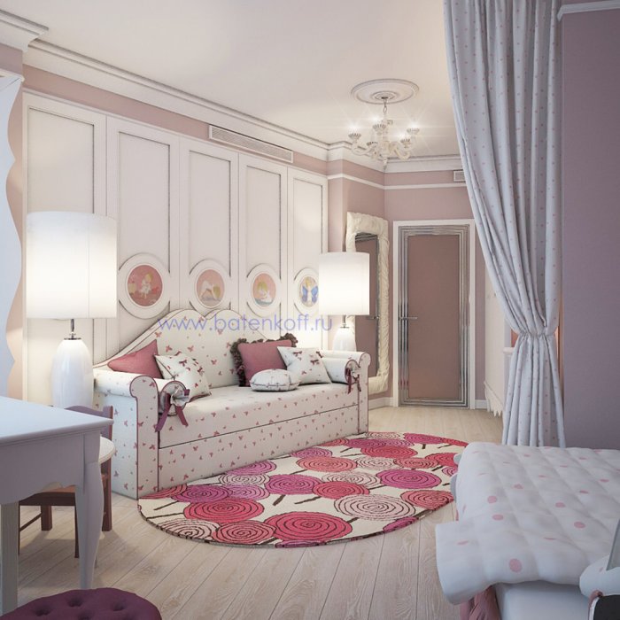 Комната в стиле современная классика