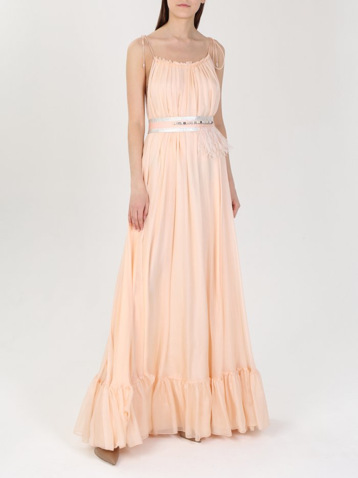 Белое платье в греческом стиле