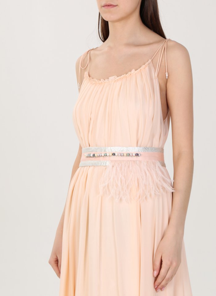 Белое греческое платье