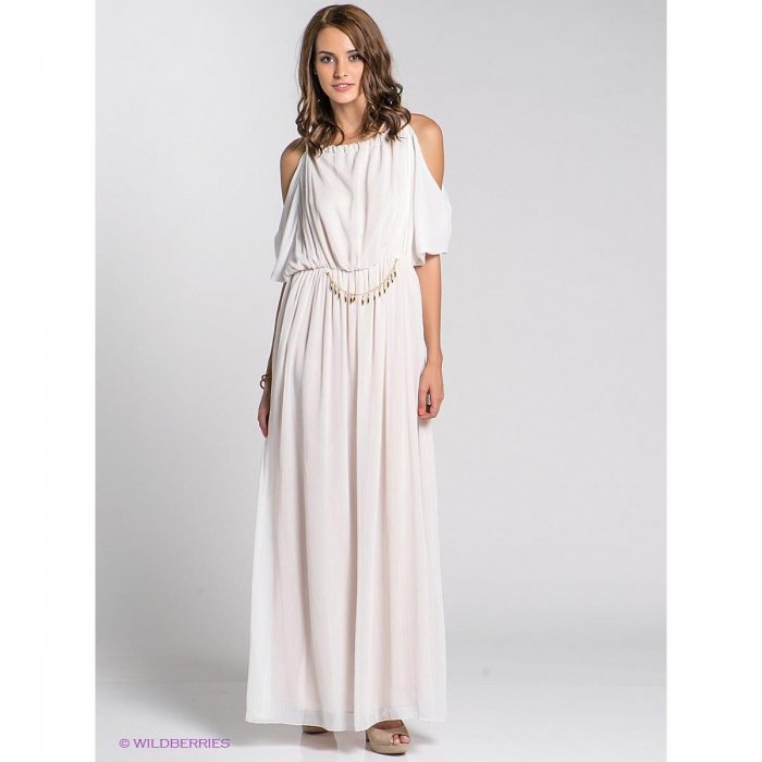 Свадебное платье с v образным вырезом