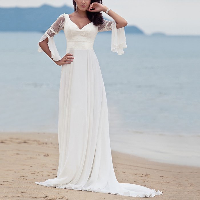 Свадебное платье в стиле греческой Богини