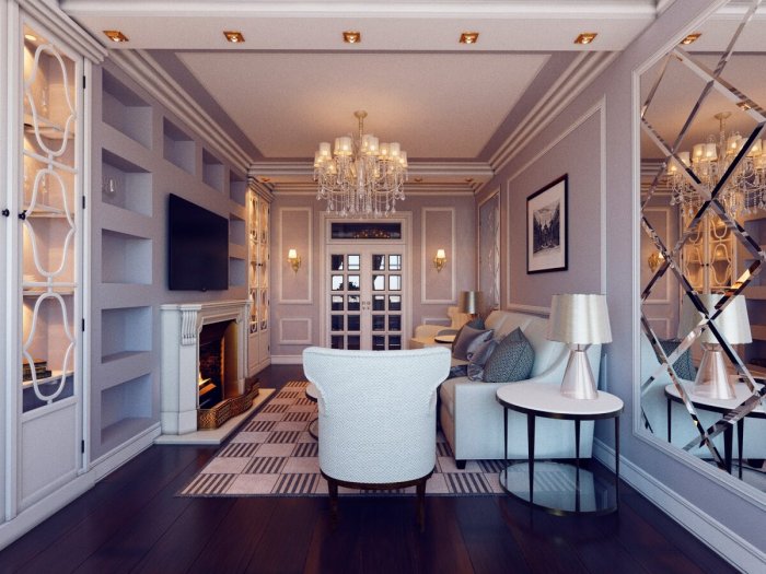 Гостиная в стиле Неоклассика