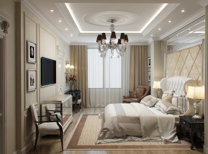 Спальня современная классика