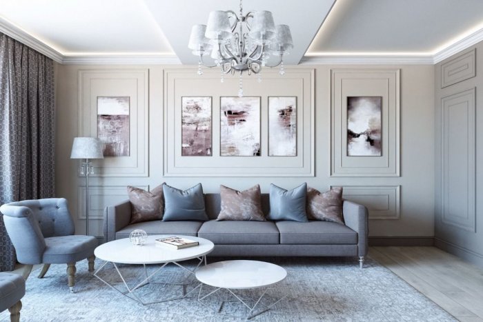 Гостиная современная классика