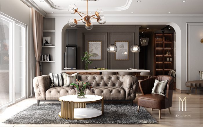 Гостиная в стиле Неоклассика