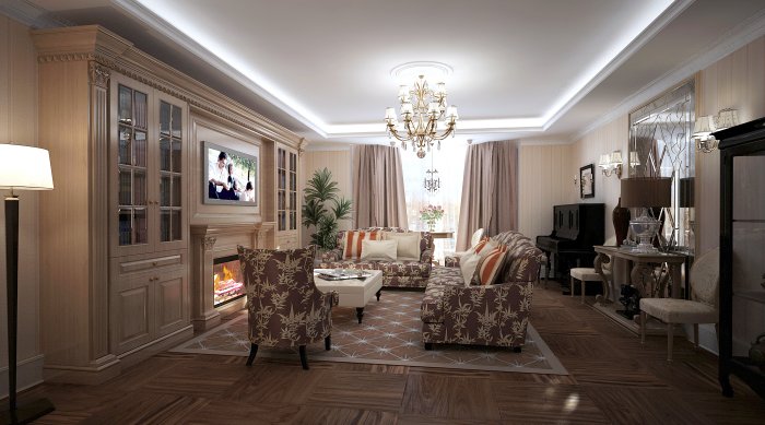 Гостиная Неоклассика