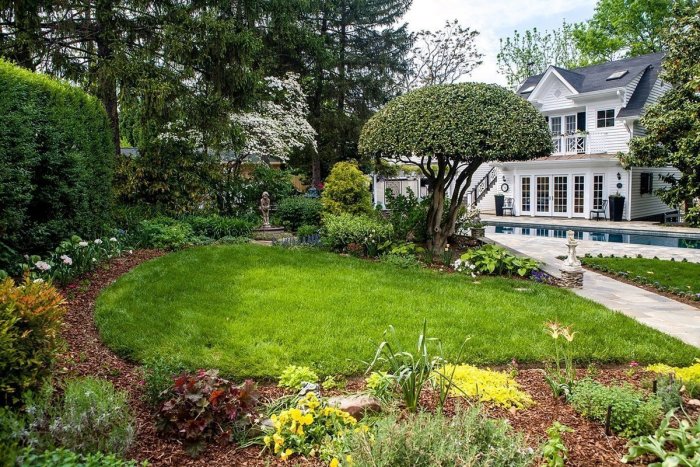 Колониальный стиль в ландшафте