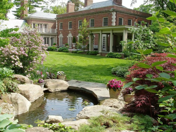 Ландшафтный стиль русская усадьба