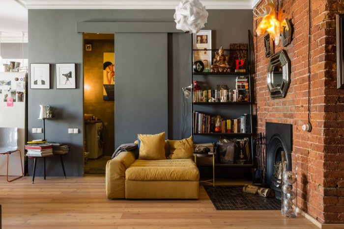 Лофт интерьер Фьюжн