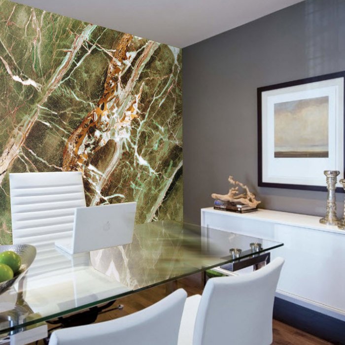 Гибкий камень в интерьере