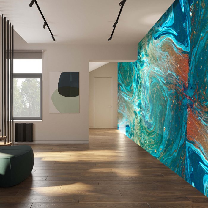 Гибкий мрамор в интерьере