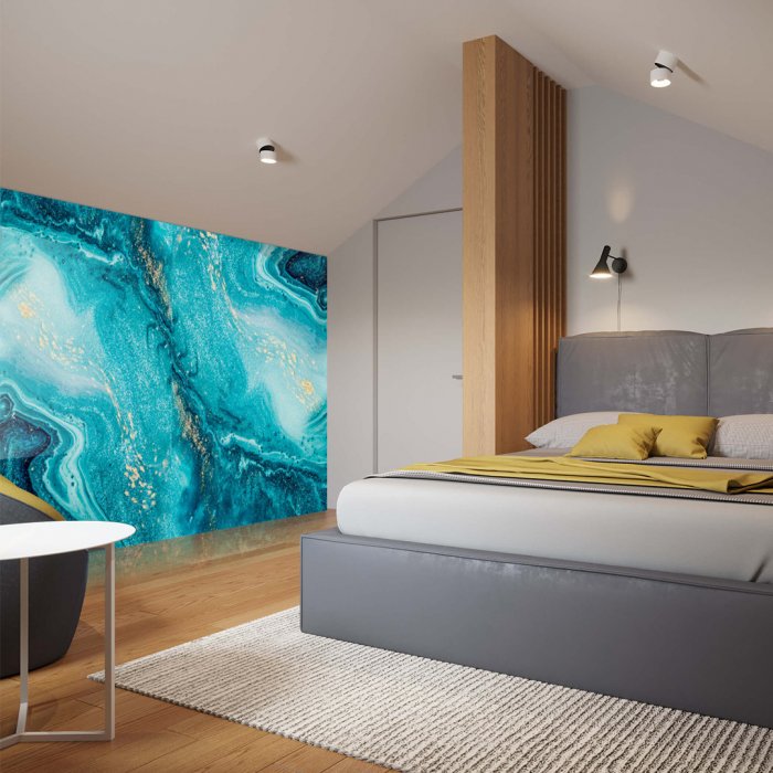 Гибкий мрамор в интерьере