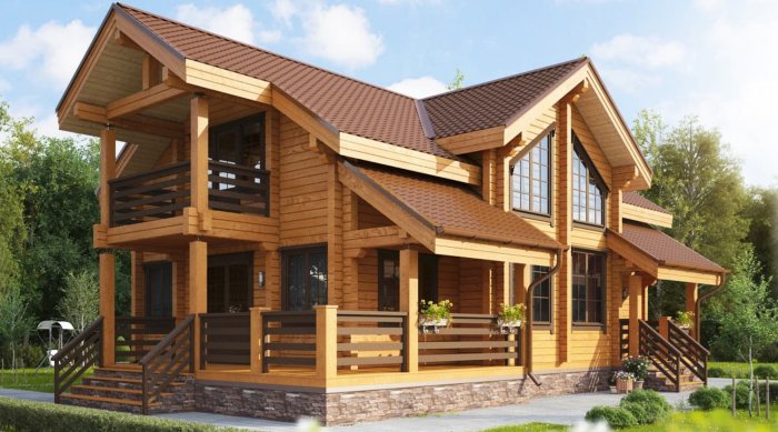 Дом из клееного бруса Петр Великий