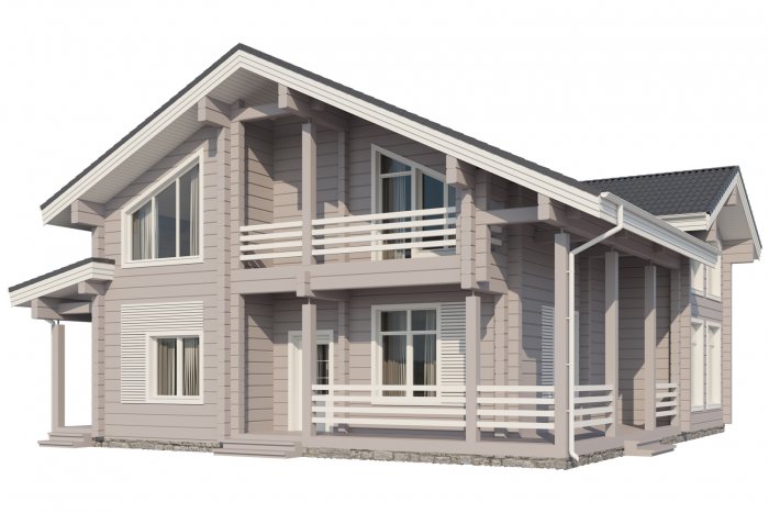 Офис клееный брус