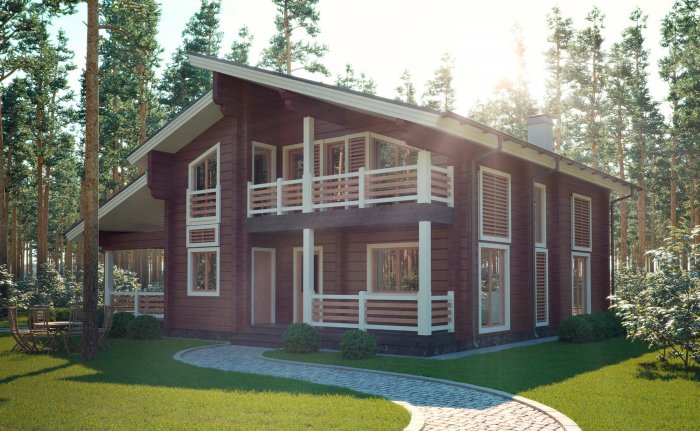 Дом из бруса Ольга