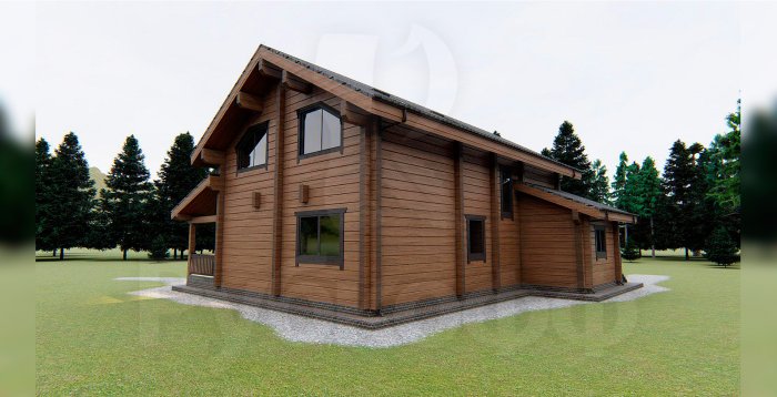 Проект деревянный дом Екатеринбург