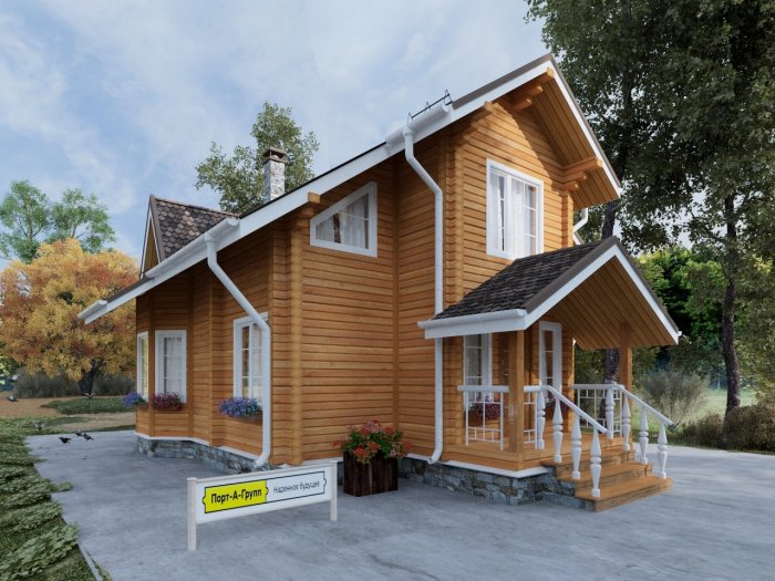 Фьорд дом проекты домов из клееного бруса