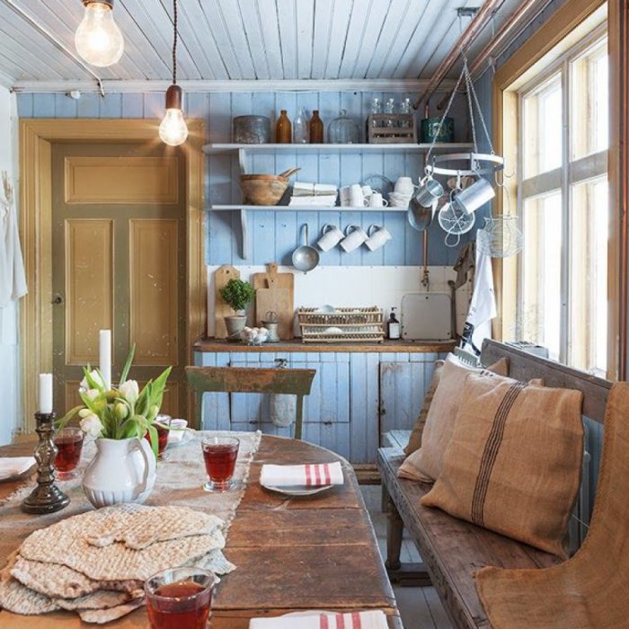 Уютный дачный интерьер