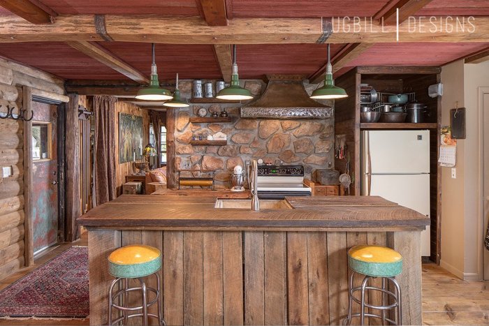 Летняя кухня в стиле Кантри