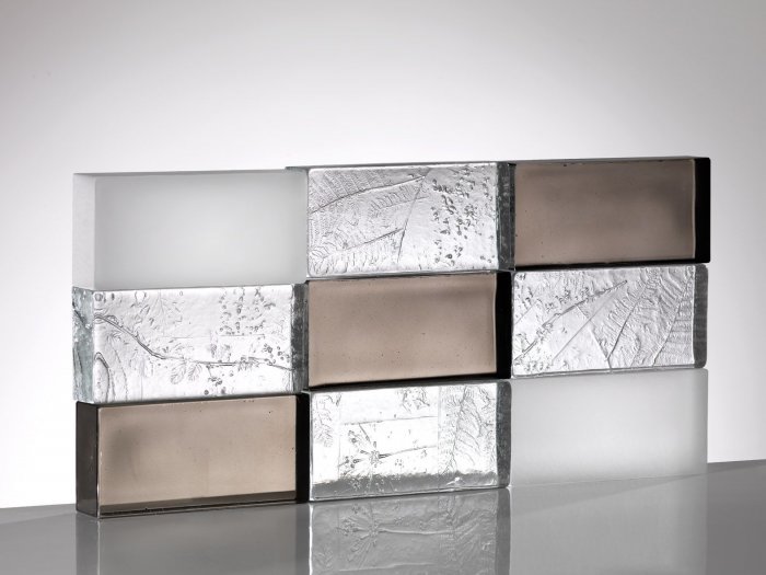 Стеклоблоки матовые в интерьере