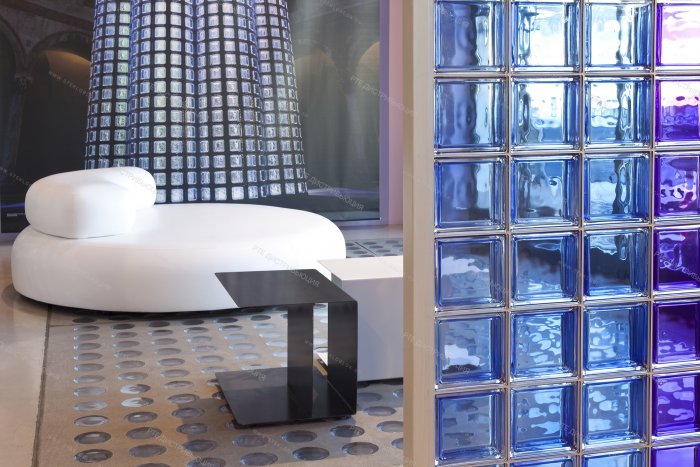 Стеклоблоки Инка в интерьере